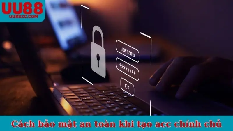 Cách bảo mật an toàn khi tạo acc chính chủ