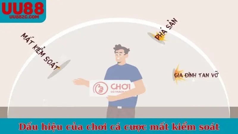 Dấu hiệu của chơi cá cược mất kiểm soát