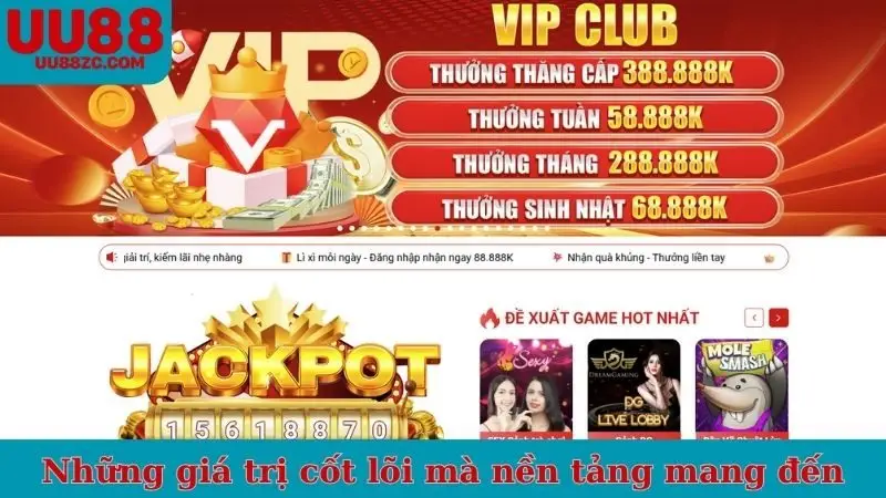 Những giá trị cốt lõi mà nền tảng mang đến