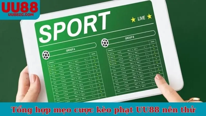 Tổng hợp mẹo cược kèo phạt UU88 nên thử ngay